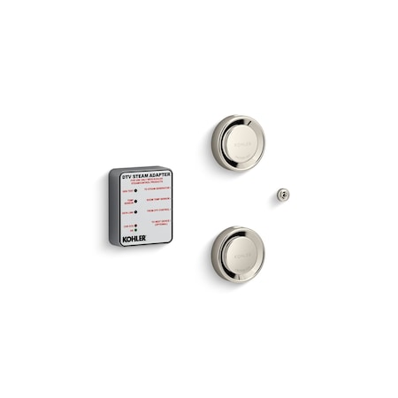 Kohler Invigoration Series Dtv+ Tandem Steam Adapter Kit 5549-K1-SN